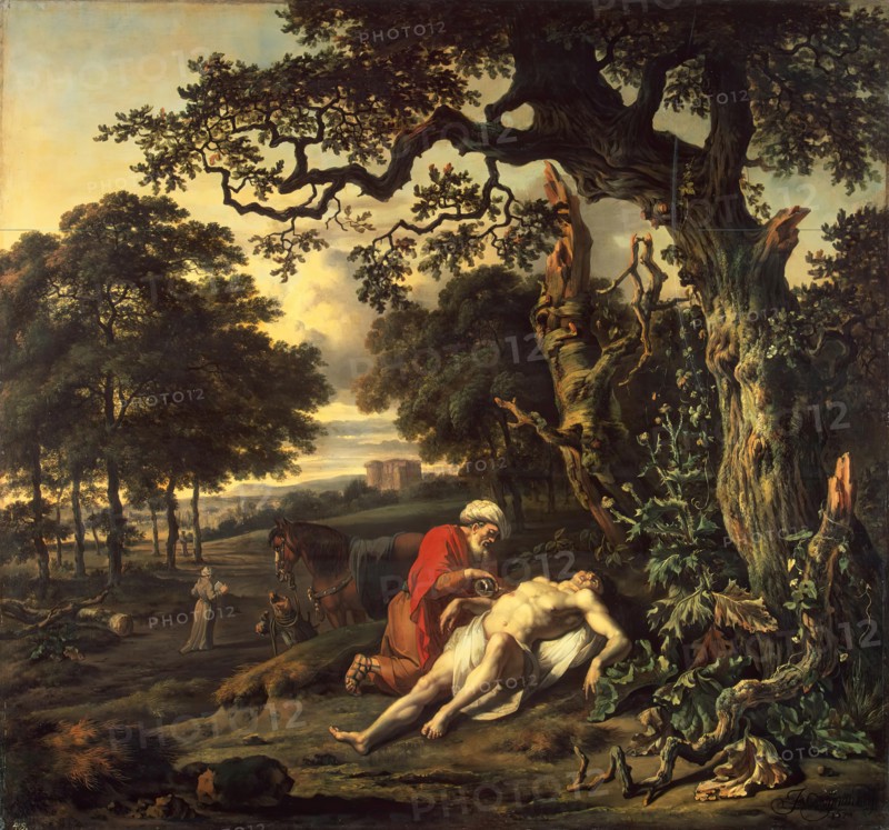 Parable of the Good Samaritan, 1670. Creator: Jan Wijnants.