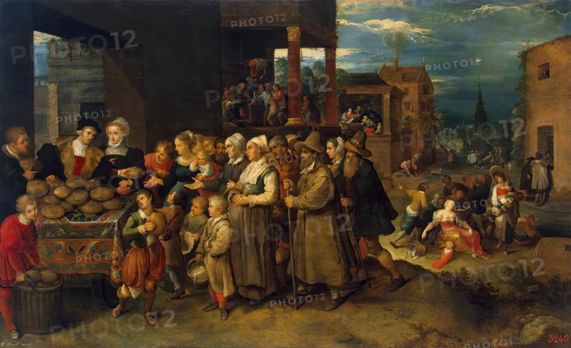 Seven Affairs of Charity, 1613. Creator: Frans Francken II.