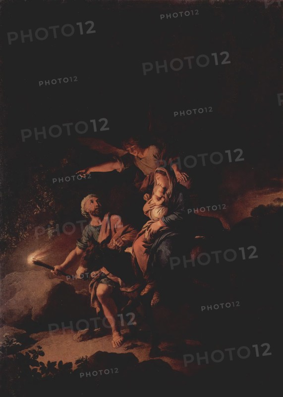 Flight into Egypt, 1752. Creator: Christian Wilhelm Ernst Dietrich.