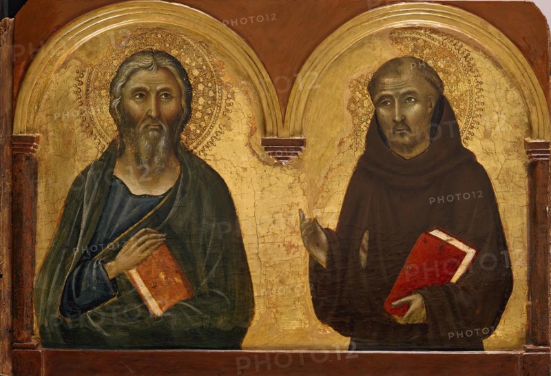 St Francis (part of a polyptych), 1340. Creator: Niccolo di Segna.