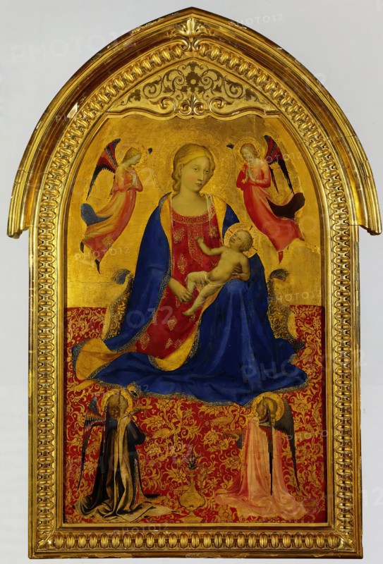Madonna and Child with Four Angels, 1420. Creator: Fra Angelico.