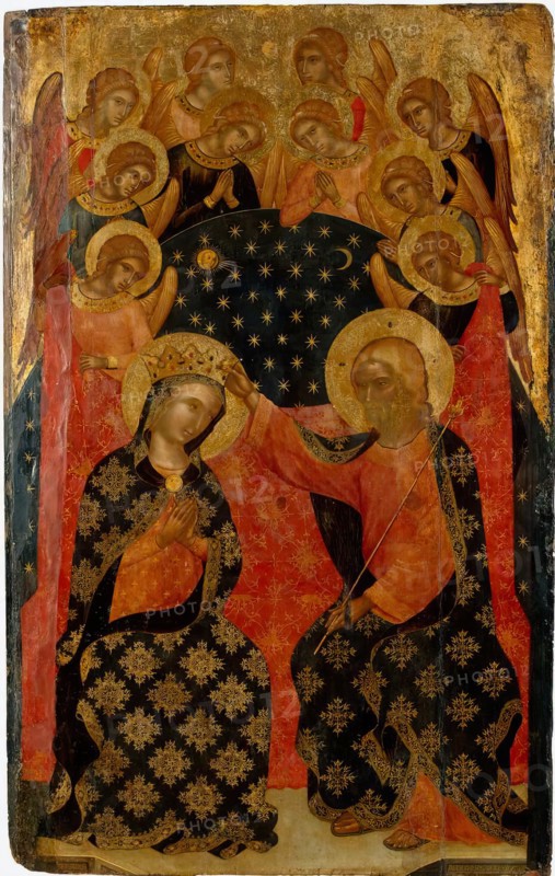 Coronation of Mary, 1360. Creator: Caterino Veneziano.