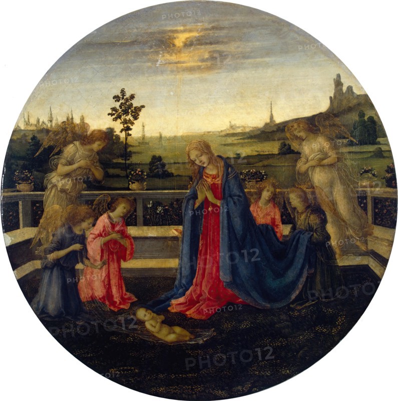Adoration of the Christ Child, 1480. Creator: Filippino Lippi.