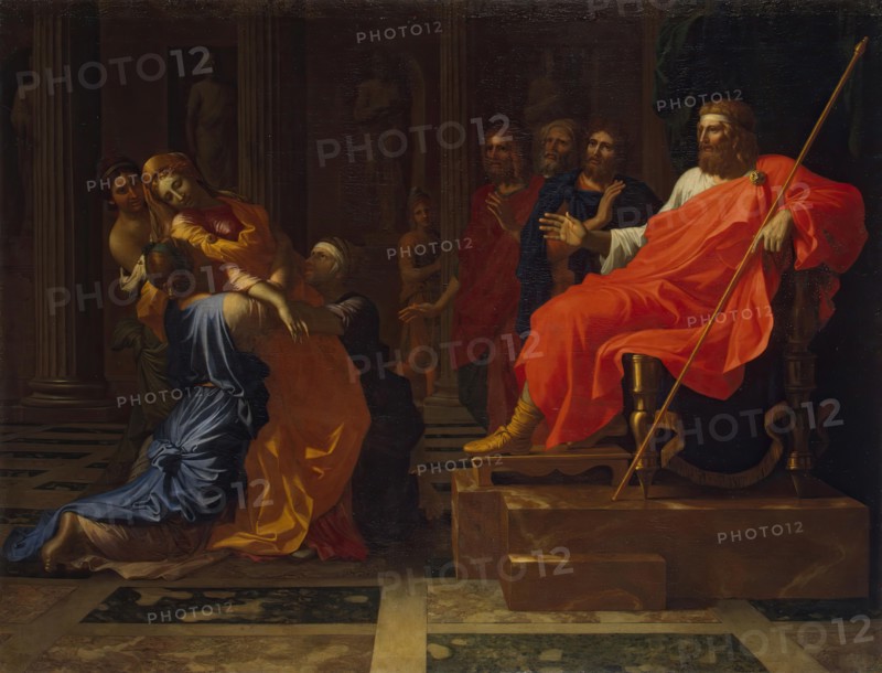Esther before Ahasuerus, 1655. Creator: Nicolas Poussin.