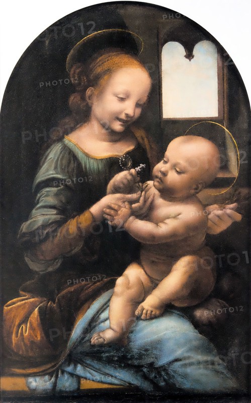 Benois Madonna, 1480. Creator: Leonardo da Vinci.
