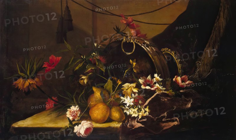 Fruit and Flowers, 1650. Creator: Jean-Baptisite Monnoyer.