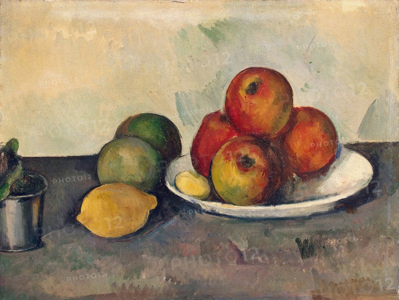 Still Life with Apples, 1890. Creator: Paul Cezanne.