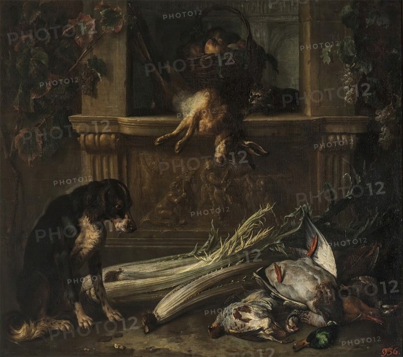 Still Life with Game and Vegetables, 1711. Creator: Alexandre François Desportes.