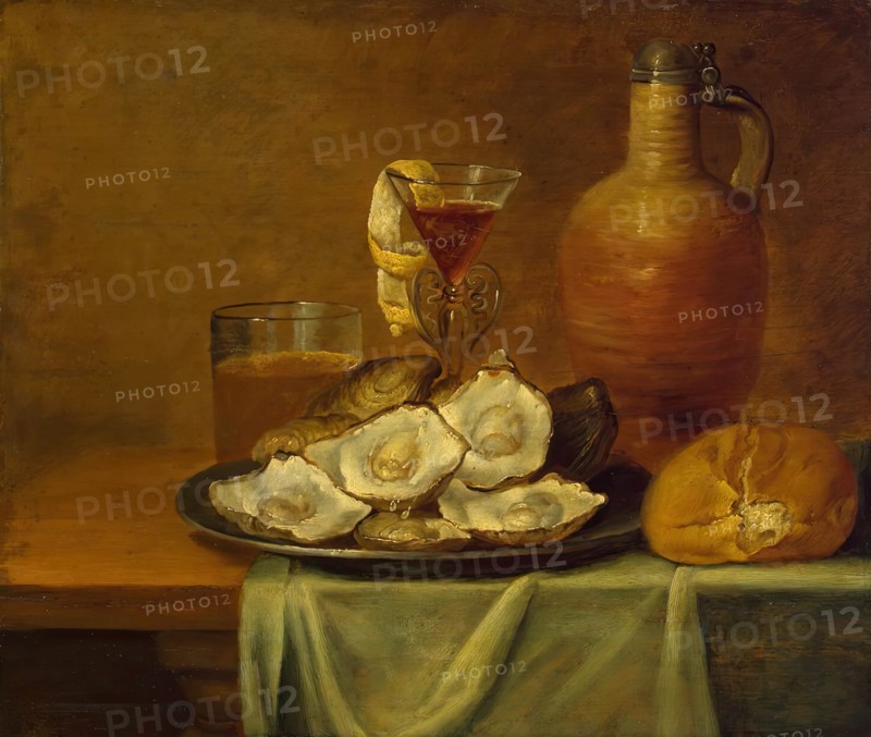 Breakfast with Oysters, 1650. Creator: Jacob Foppens van Es.