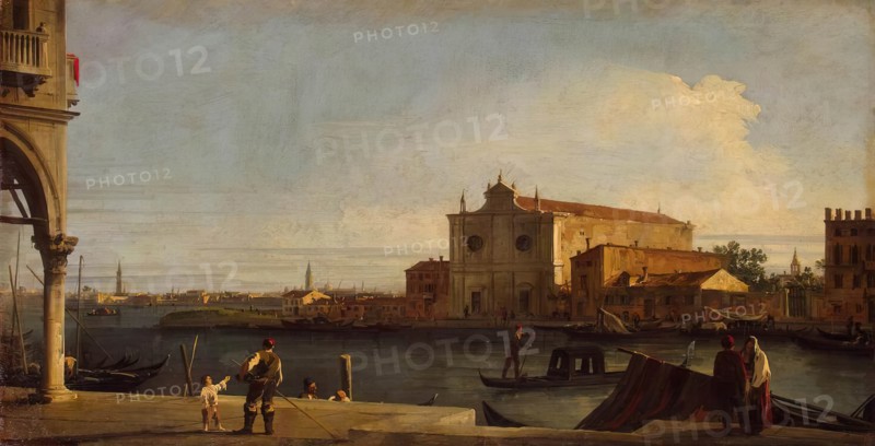 View of San Giovanni dei Battuti at Murano, 1725. Creator: Canaletto.
