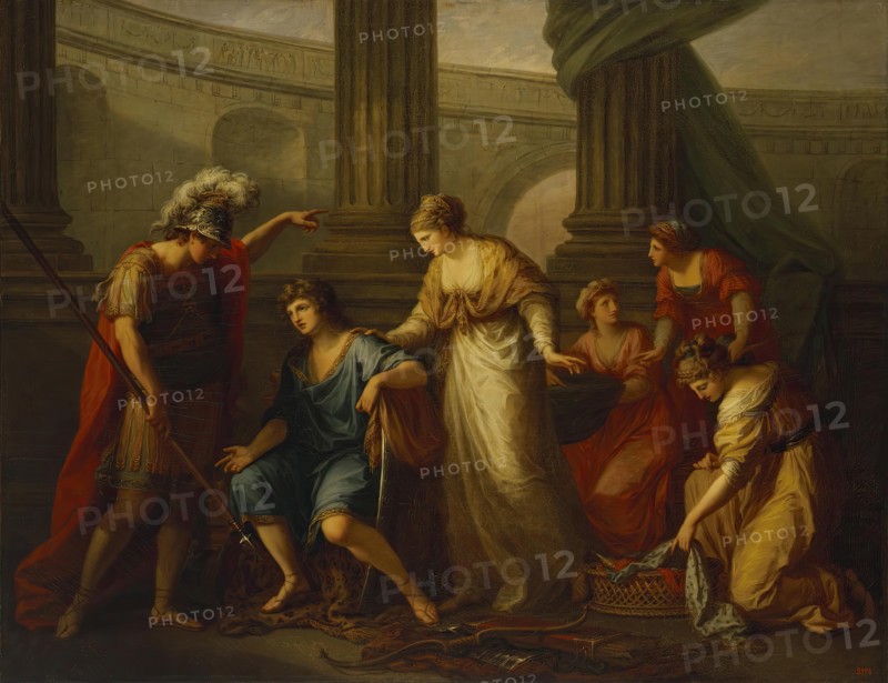 Hector Calling Up Paris to a Battle, 1775. Creator: Angelica Kauffman.