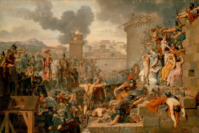 Metellus Raising the Siege, 1799. Creator: Armand Charles Caraffe.