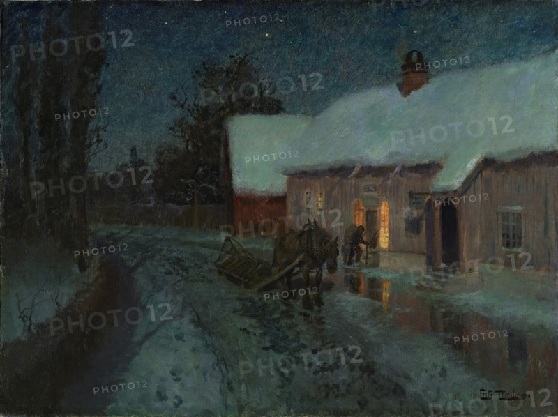 Night, 1885. Creator: Frits Thaulow.