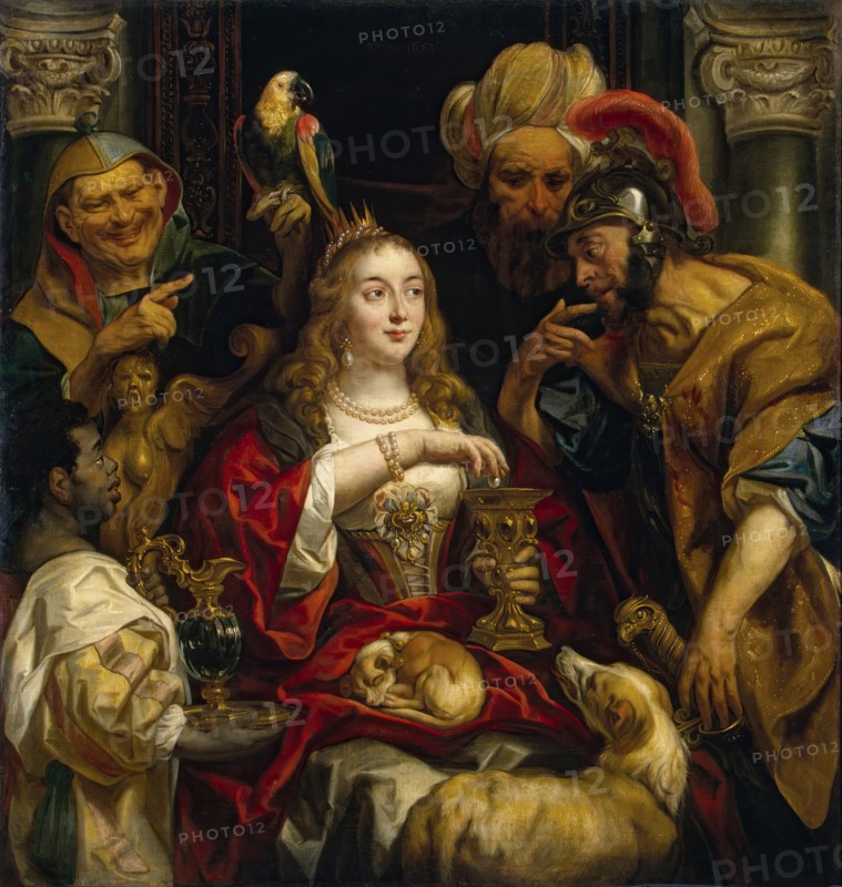 Cleopatra's Feast, 1653. Creator: Jacob Jordaens I.