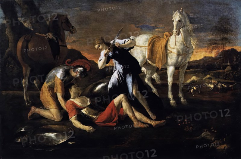 Tancred and Erminia, 1649. Creator: Nicolas Poussin.