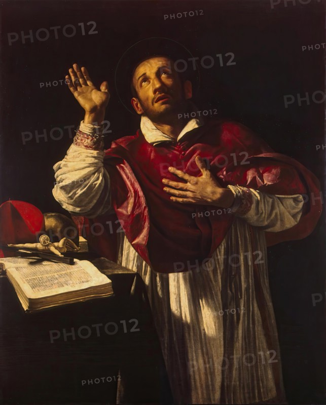 St Carlo Borromeo, 1610. Creator: Orazio Borgianni.