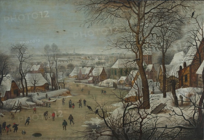 Winter Landscape with a River, 1620. Creator: Pieter Brueghel the Younger.