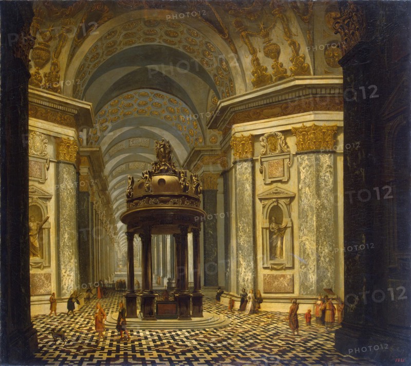 Interior of a Church, 1665. Creator: Wilhelm Schubert van Ehrenberg.