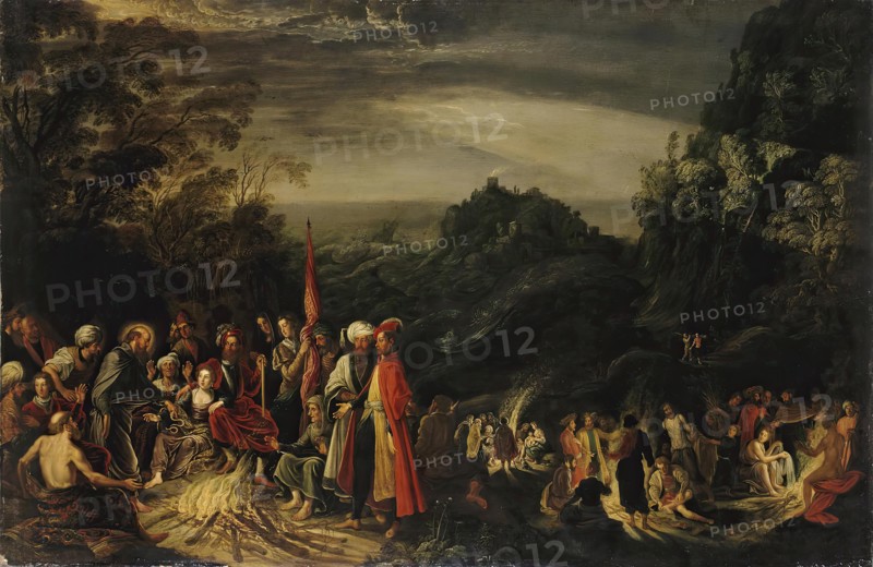 Miracle of St Paul on the Island of Malta, 1620. Creator: David Teniers I.