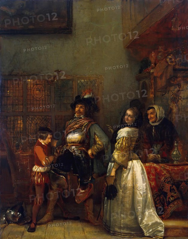 Home-Coming, 1855. Creator: Jan August Hendrik Leys.