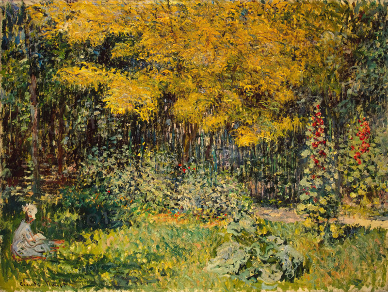 Garden, 1876. Creator: Claude Monet.