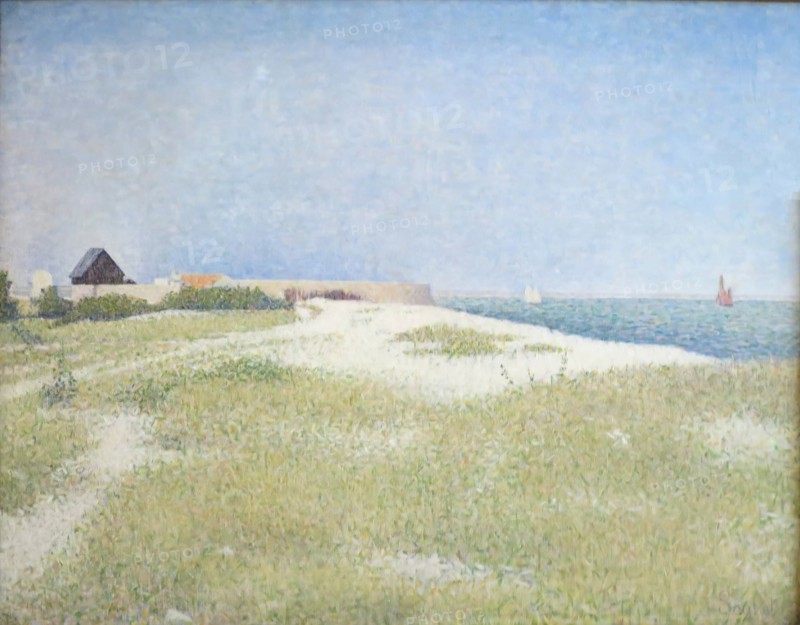 Fort Samson, Grandcamp, 1885. Creator: Georges-Pierre Seurat.