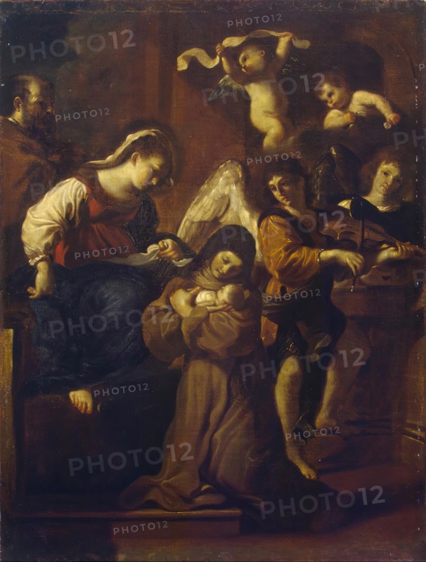 Vision of St Clare, 1618. Creator: Guercino.