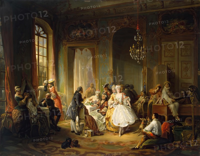 Actors Before a Performance, 1851. Creator: Constant Wauters.