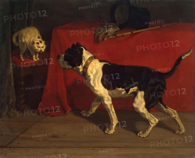Enemies, 1854. Creator: Joseph Stevens.