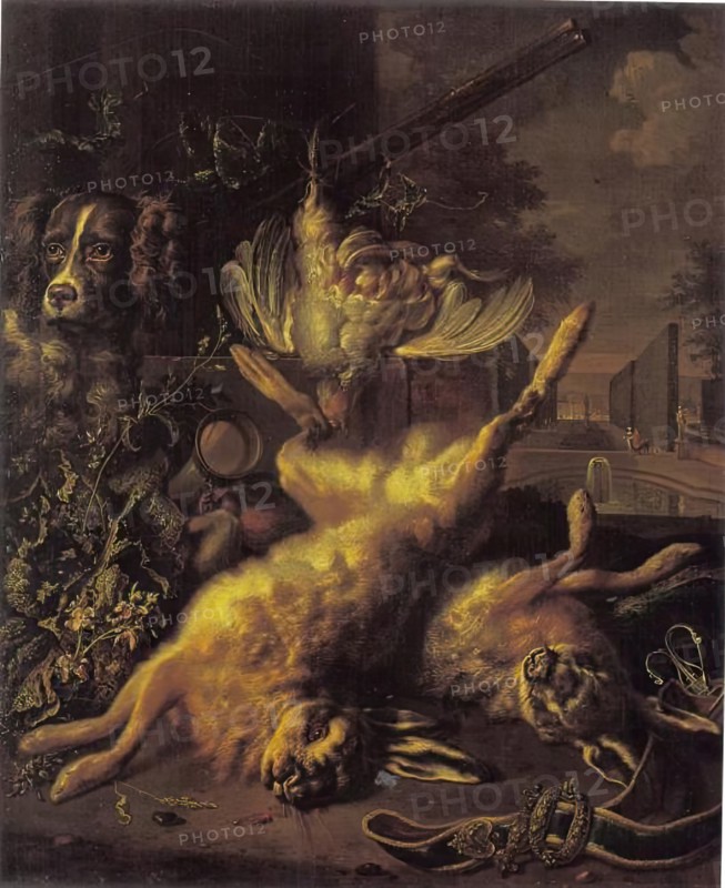 Hunting Trophies, 1709. Creator: Dirk Valkenburg.