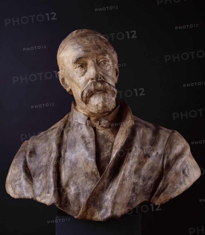 Bust of George Frederic Watts, R.A., 1889. Creator: Alfred Gilbert.