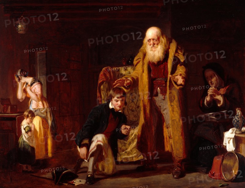 The Parting Blessing, 1841. Creator: John Prescott Knight.