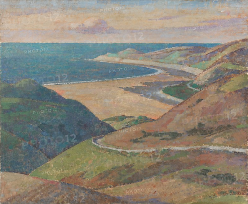 Coastal landscape (Morte Point, North Devon), early 20th-century. Creator: Unknown.