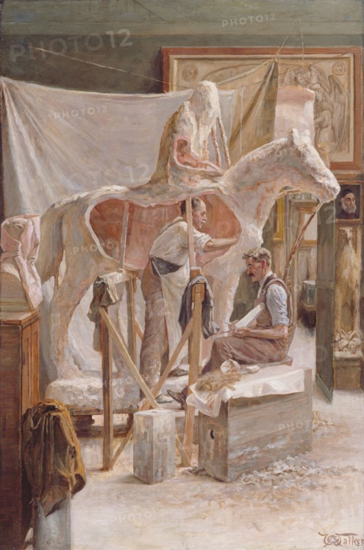 The Artist's Studio, c1932. Creator: Arthur George Walker.