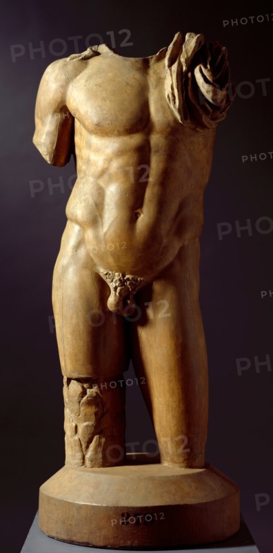 Cast of Male torso, (19th century?). Creator: Unknown.