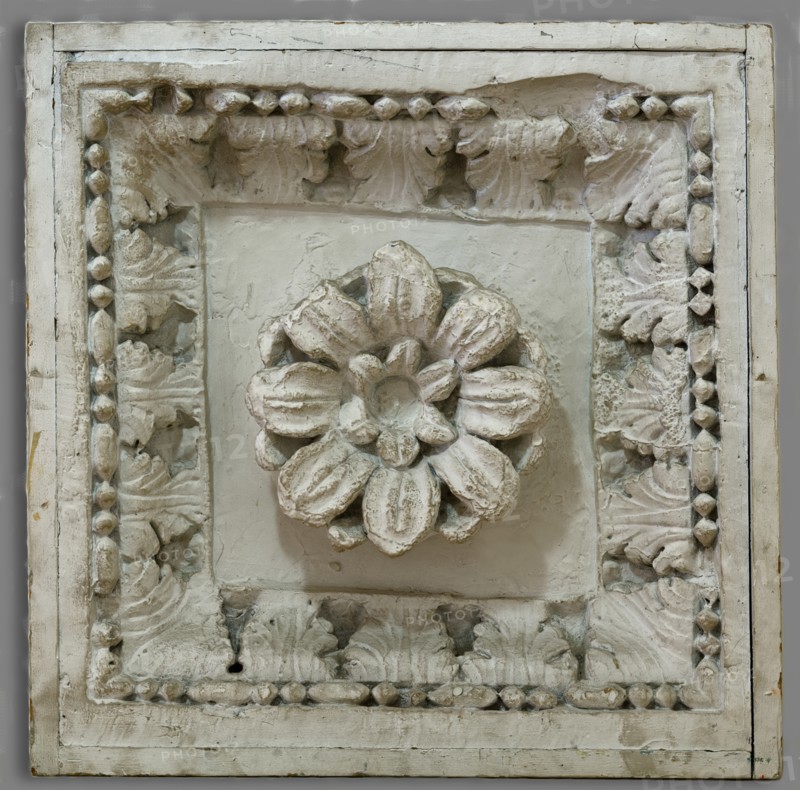 Cast of coffer from central passageway, late 18th or early 19th century. Creator: Unknown.