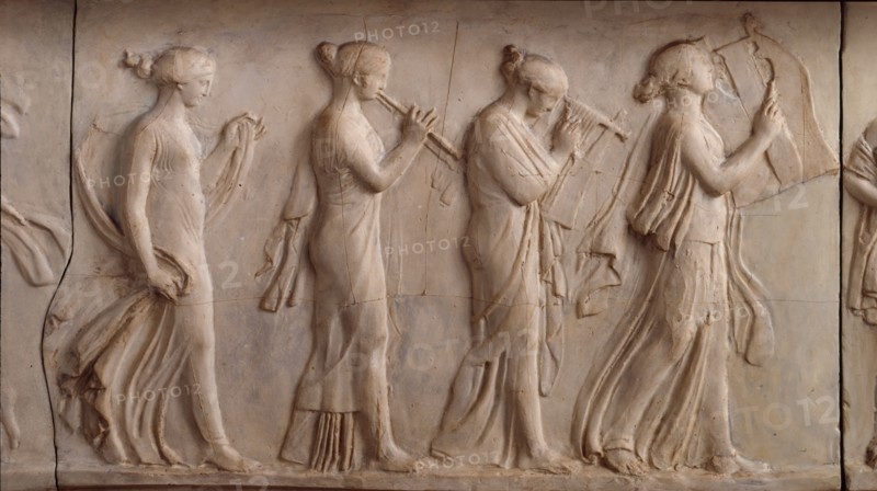 Ancient Drama Scene, c1809. Creator: John Flaxman.