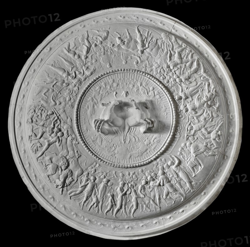 Shield of Achilles, 1810. Creators: John Flaxman, Rundell, Bridge and Rundell.