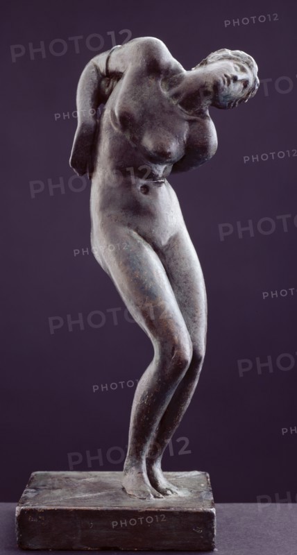 Sketch model for the figure of Andromeda in 'Perseus and Andromeda', c1890. Creator: Frederic Leighton.