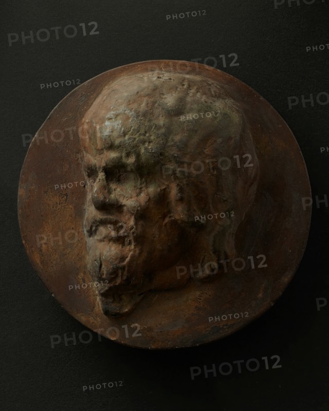 Cast of head of Dacian prisoner. Creator: Unknown.