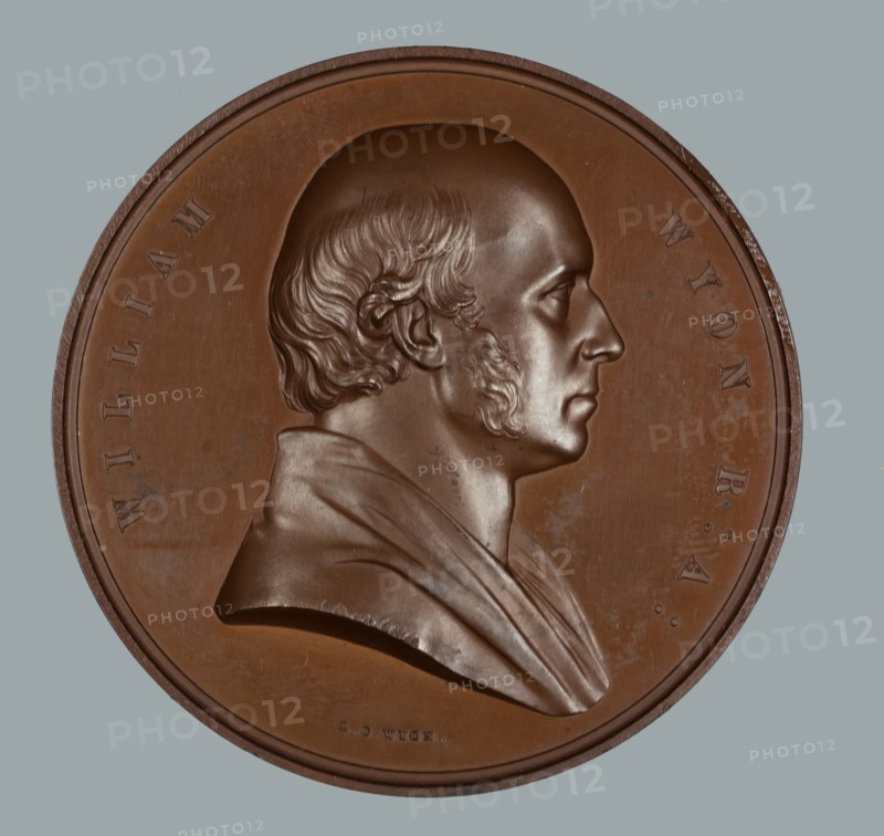 William Wyon R.A., Art Union of London medal, 1854. Creator: Leonard Charles Wyon.