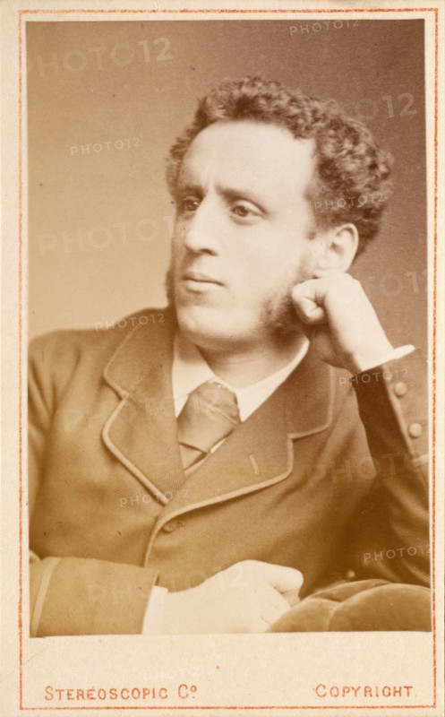 Unknown man, (Walter William Ouless), after 1873. Creator: London Stereoscopic & Photographic Co.