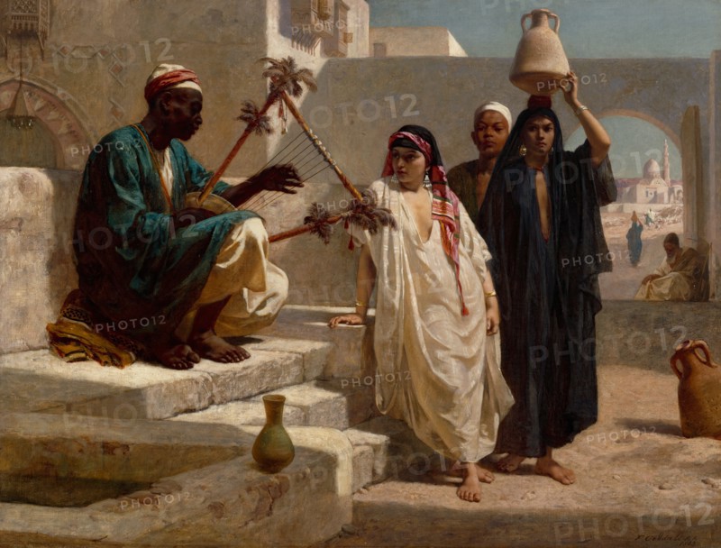 The Song of the Nubian Slave, 1863. Creator: Frederick Goodall.