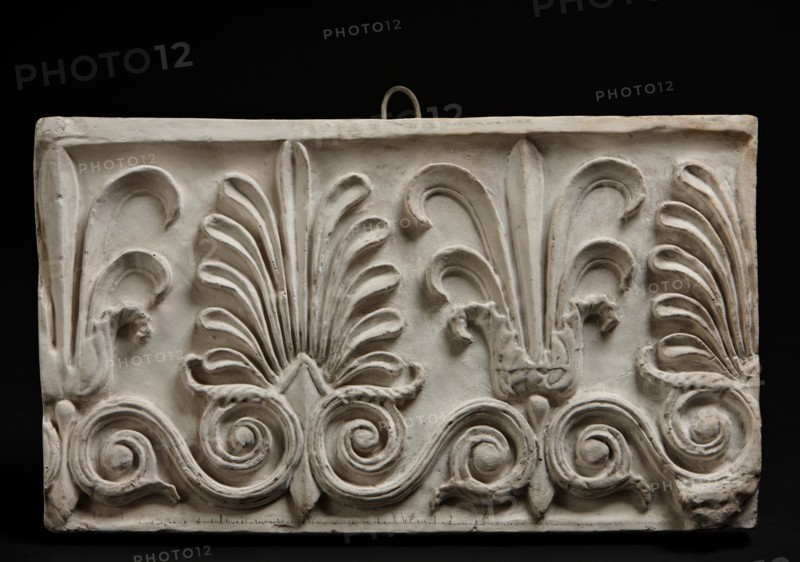 Cast of palmette-and-lotus frieze, Erechtheion epicranitis, (19th century?).  Creator: Unknown.