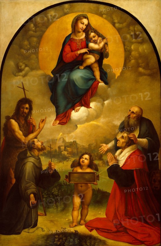 Madonna di Foligno, (c1511), c1750s. Creator: Anton Raphael Mengs.