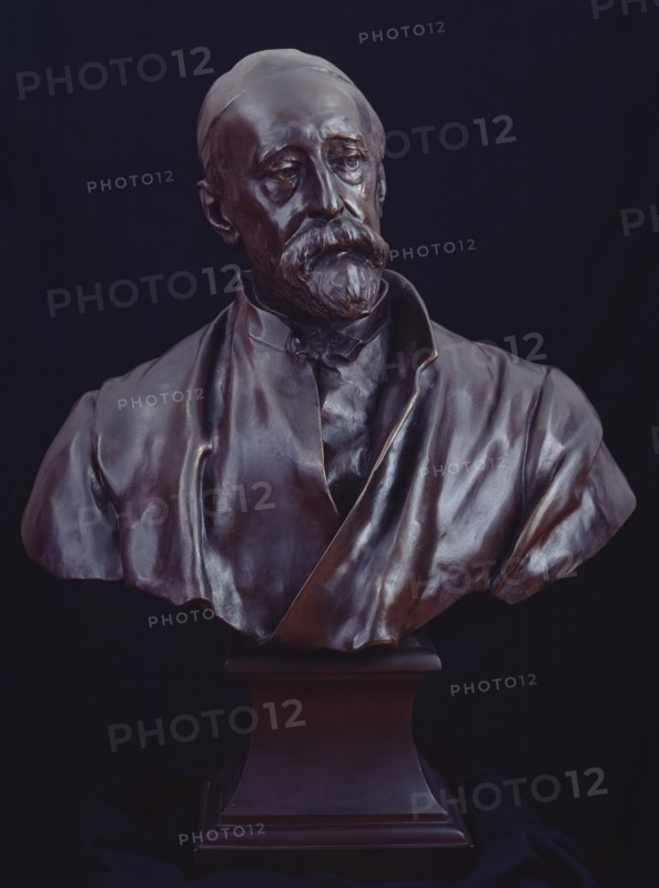 Bust of George Frederic Watts, R.A., 1889. Creator: Unknown.