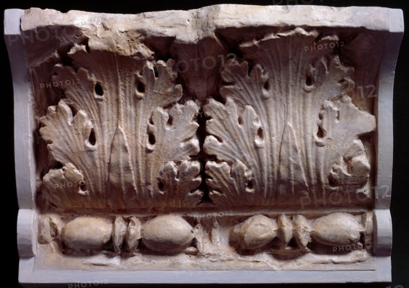 Cast of upper moulding of base, c106-113, (c19th century). Creator: Unknown.