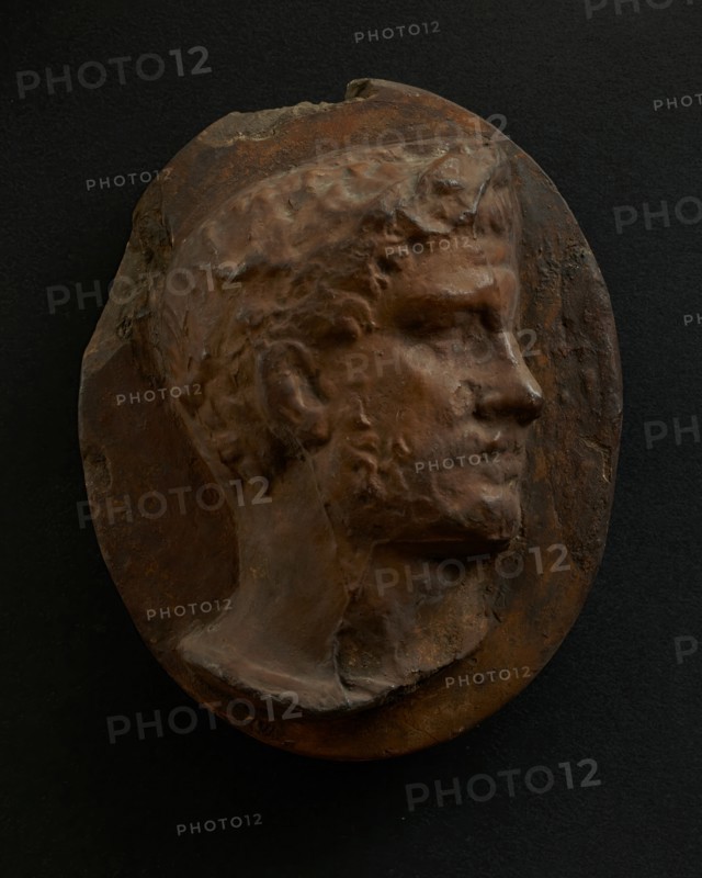 Cast of head of bearded Roman. Creator: Unknown.