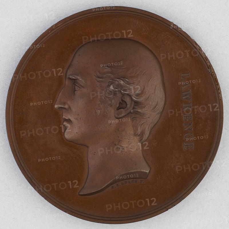 Sir Thomas Lawrence P.R.A., Art Union of London medal, c1860. Creator: George Gammon Adams.