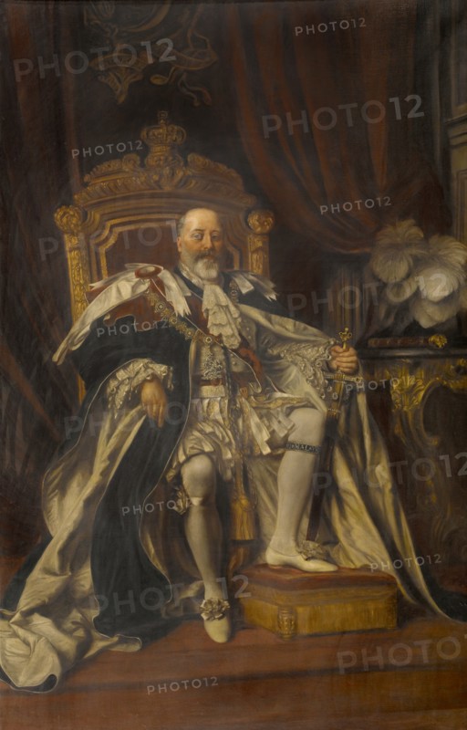 Portrait of Edward VII, 1909. Creator: Edward John Poynter.